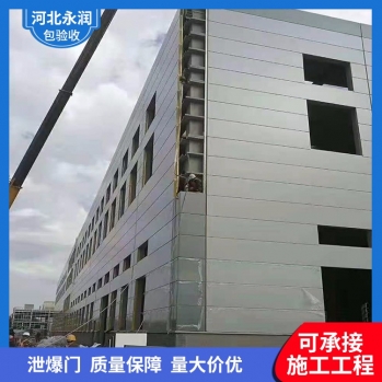 岩棉夾芯彩鋼闆洩爆牆