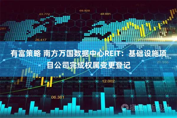 有富策略 南方万国数据中心REIT：基础设施项目公司完成权属变更登记